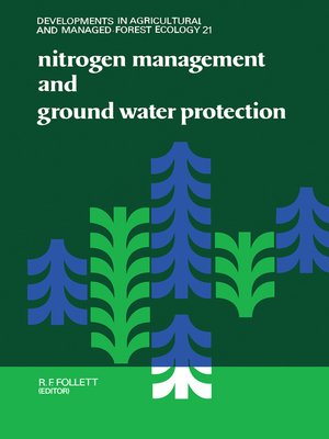 cover image of Nitrogen Management and Ground Water Protection